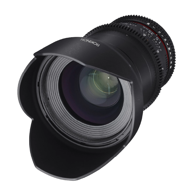 Lente Rokinon EF 35 mm T1.5 - EF (77ø) FF