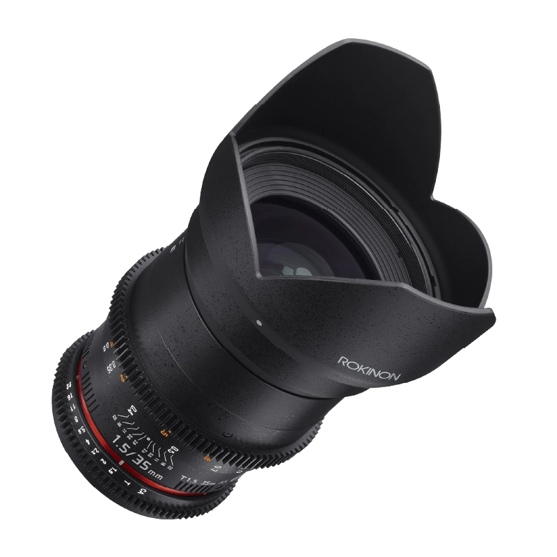 Lente Rokinon EF 35 mm T1.5 - EF (77ø) FF