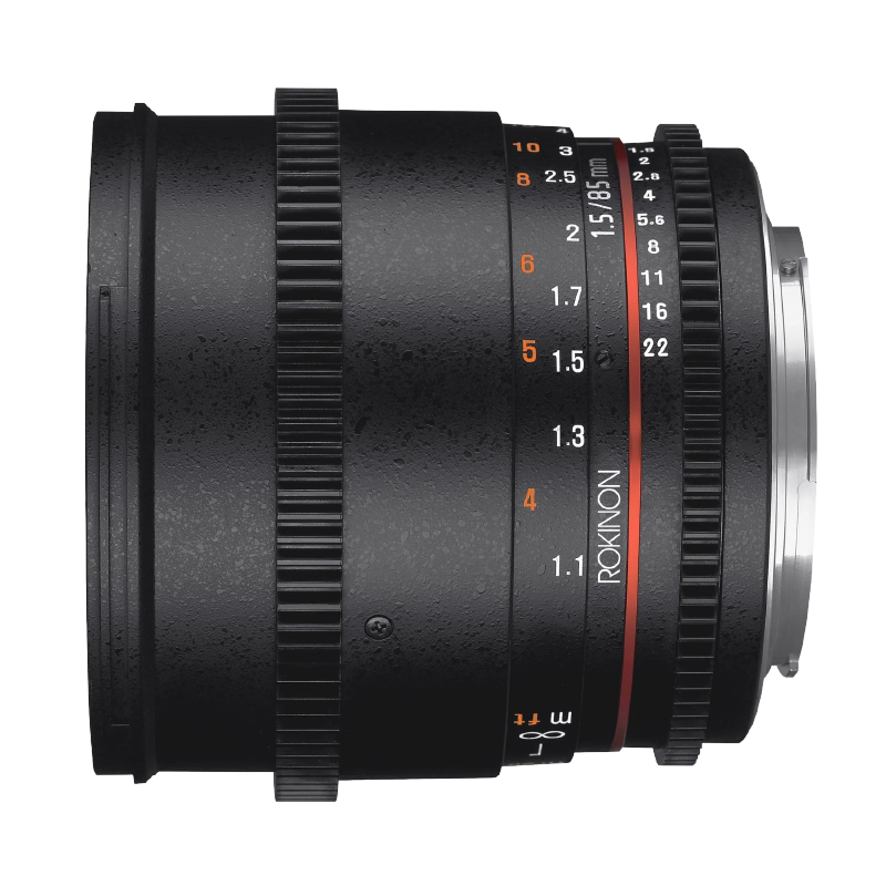 Lente Rokinon EF 85 mm T1.5 - EF (82ø) FF
